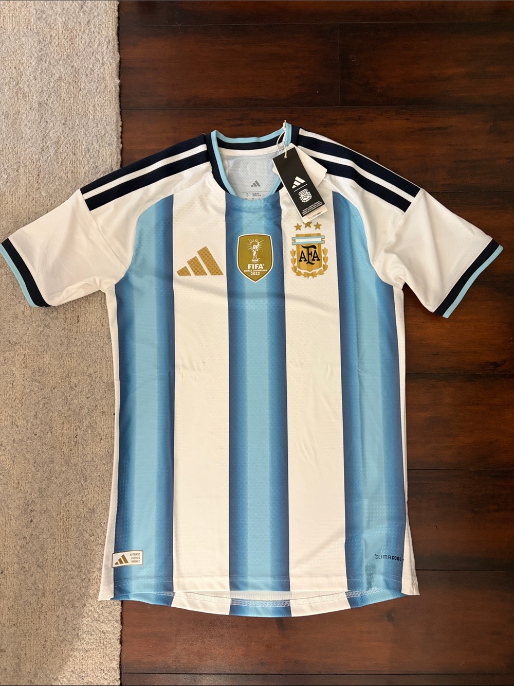 NWT Adidas Argentina Soccer Jersey